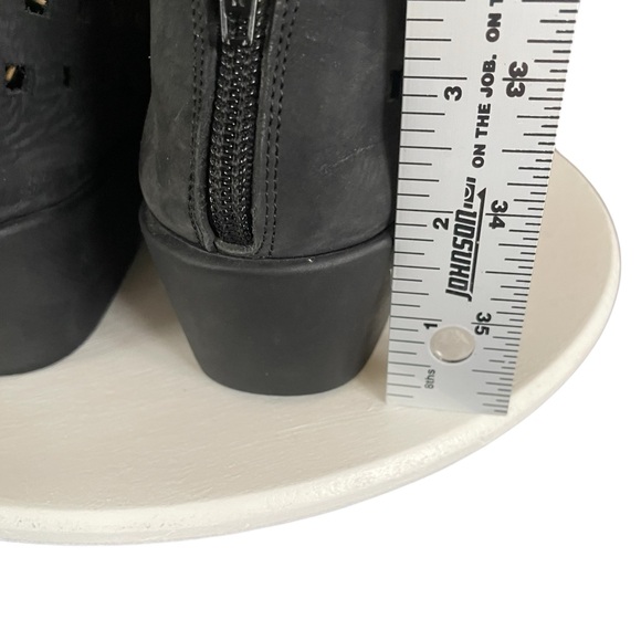 Zante Made in Italy Black Women's Zipper Peep Toe Sneakers Shoes EU 41/ US 9.5 - Picture 11 of 12